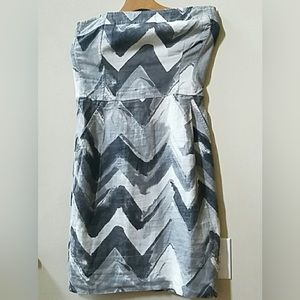 Banana Republic Strapless Dress Italian 100% Linen